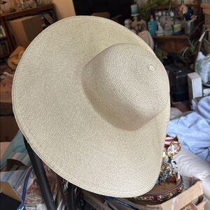 J. Crew Tan Wide-Brim Sun Hat with Classic Design